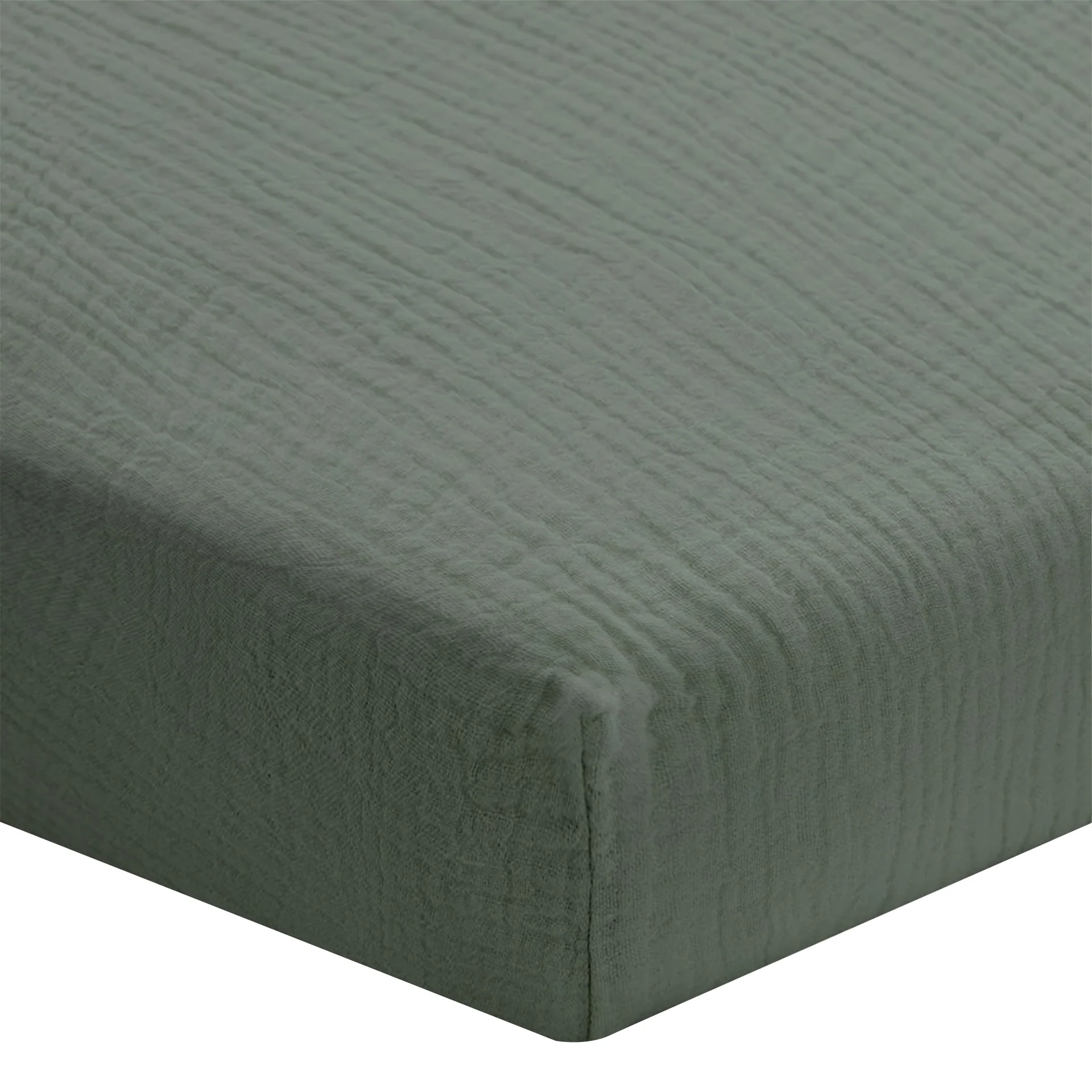 Drap housse gaze de coton - 4 coloris au choix - Image 16