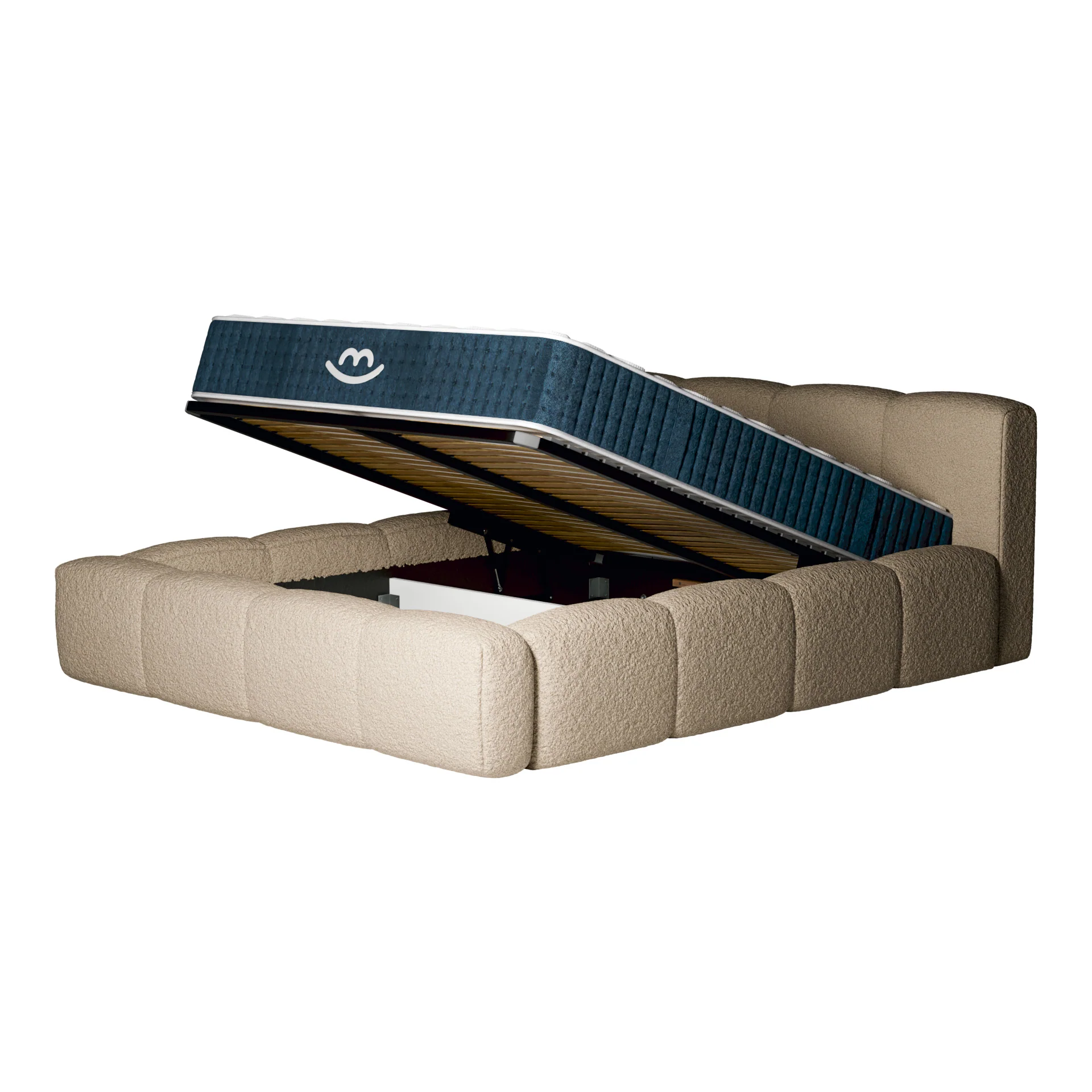 Ensemble lit coffre Equinox et matelas à mémoire de forme Jade - 26cm - Image 8