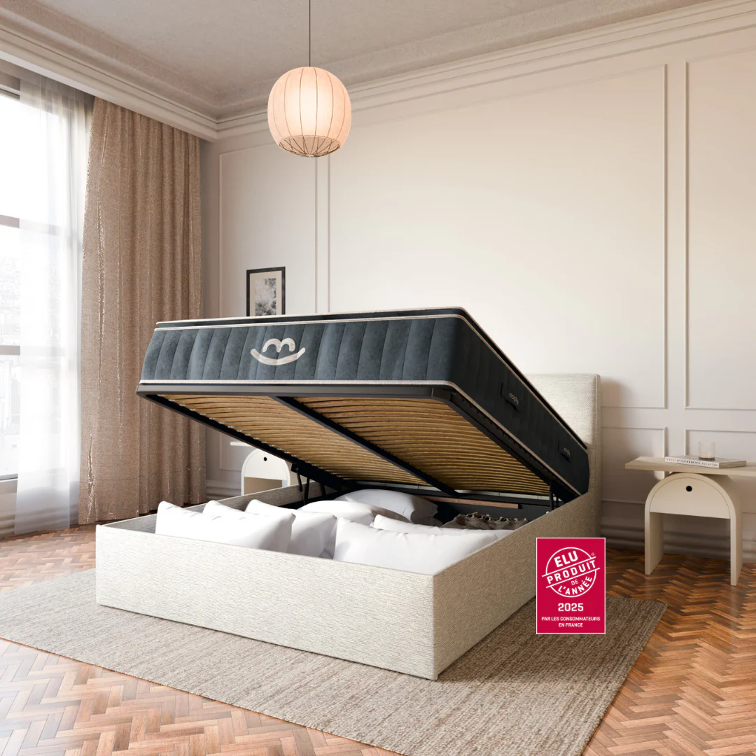 Ensemble lit coffre et matelas à mémoire de forme Victoria - 30cm - Image 13