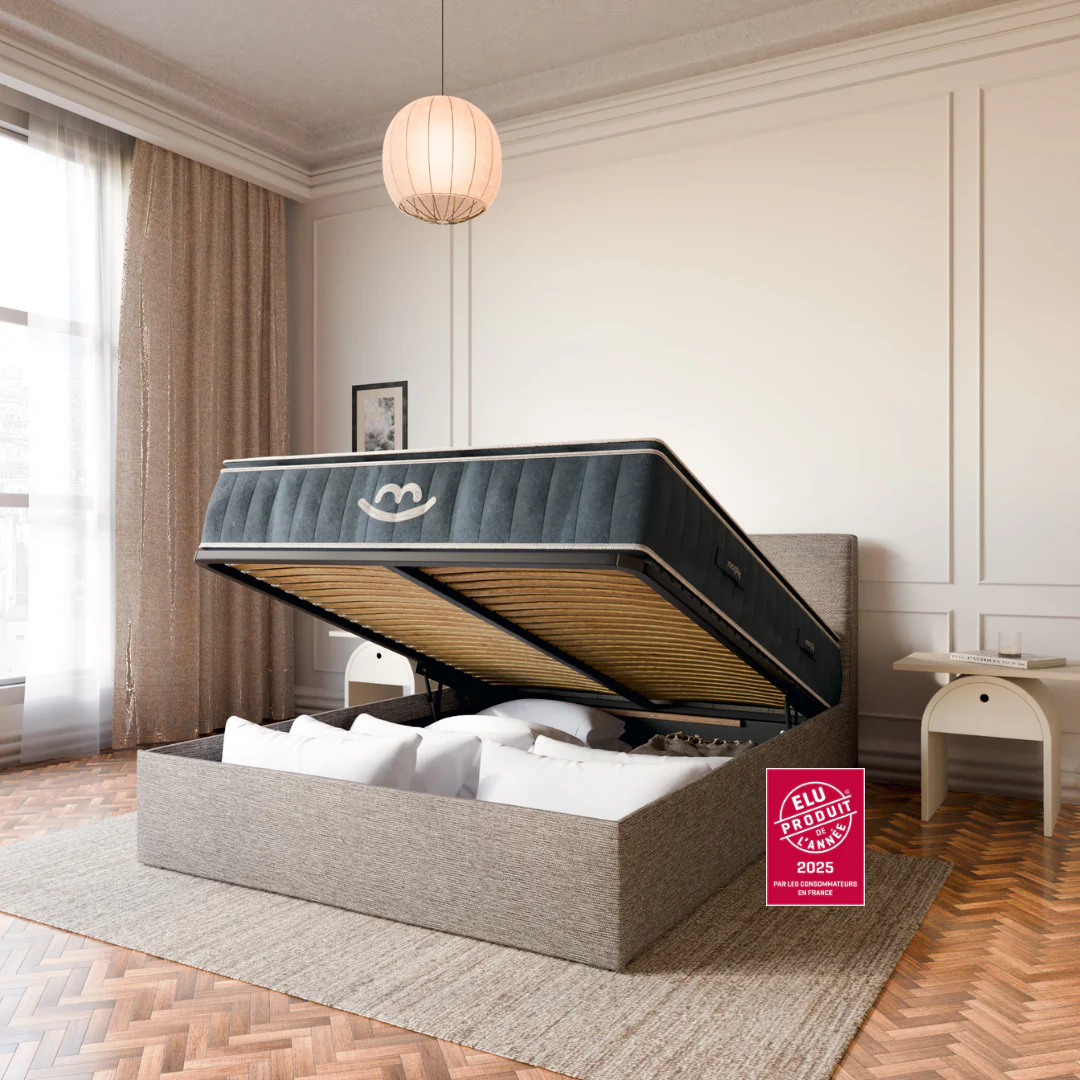 Ensemble lit coffre et matelas à mémoire de forme Victoria - 30cm - Image 14