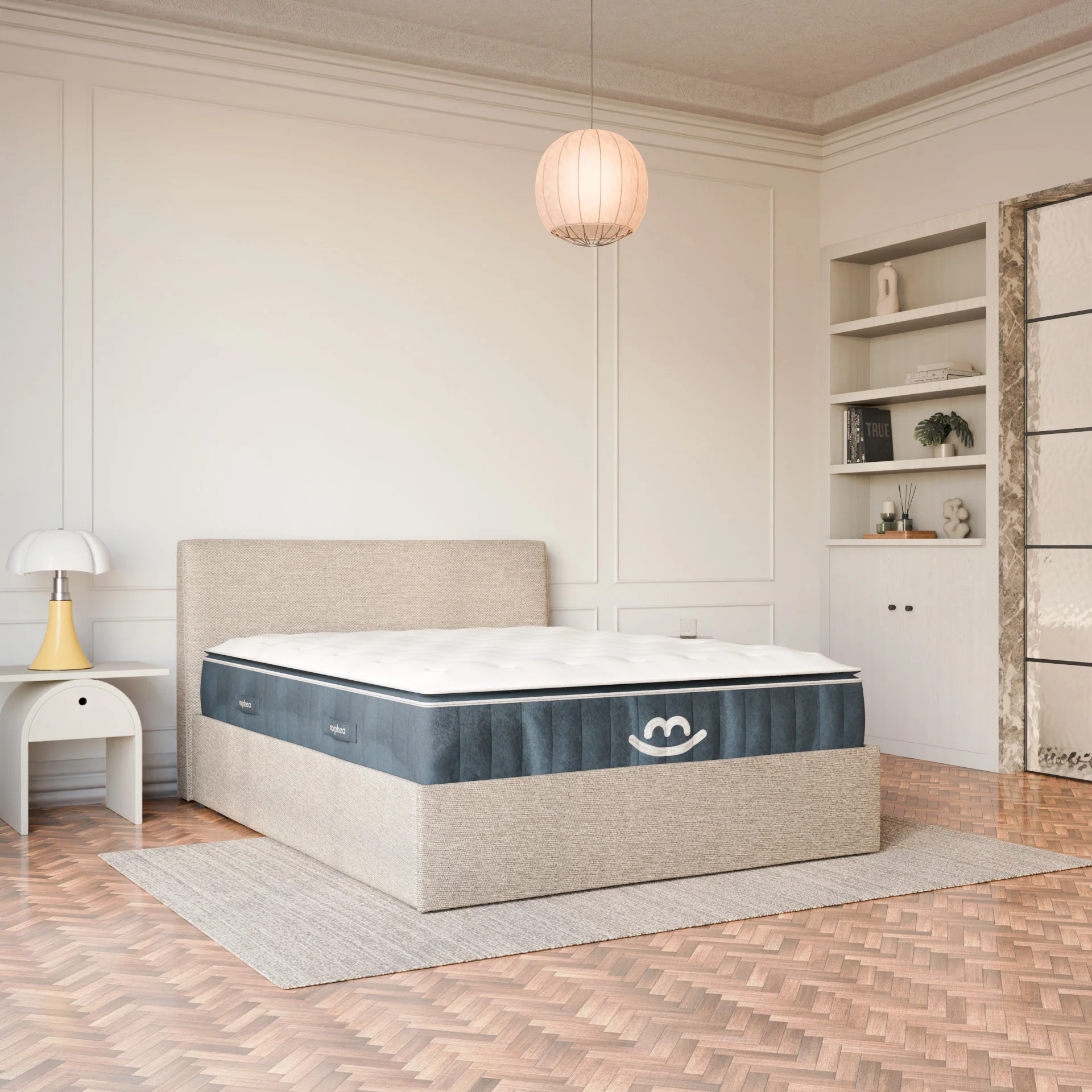 Ensemble lit coffre et matelas à mémoire de forme Victoria - 30cm - Image 3
