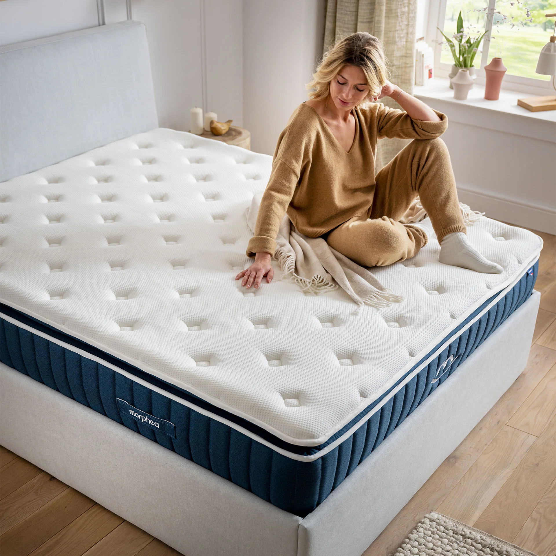 Ensemble lit coffre et matelas à mémoire de forme Victoria - 30cm - Image 5