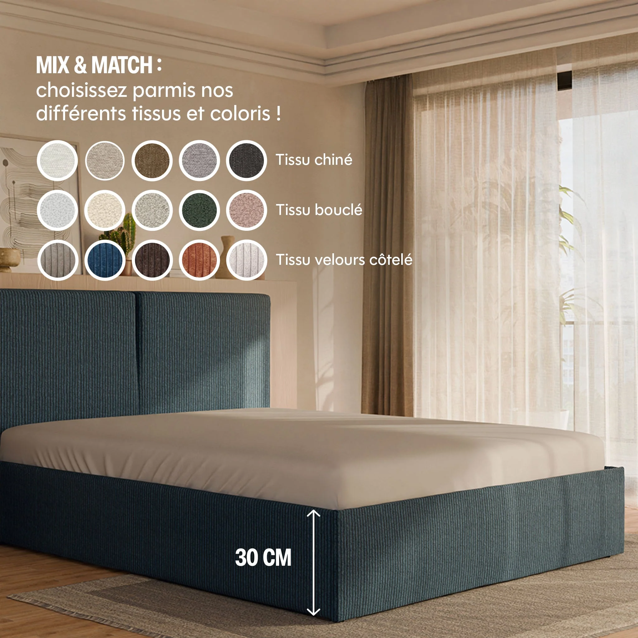 Lit Coffre - 100% personnalisable - Piuma - Image 47
