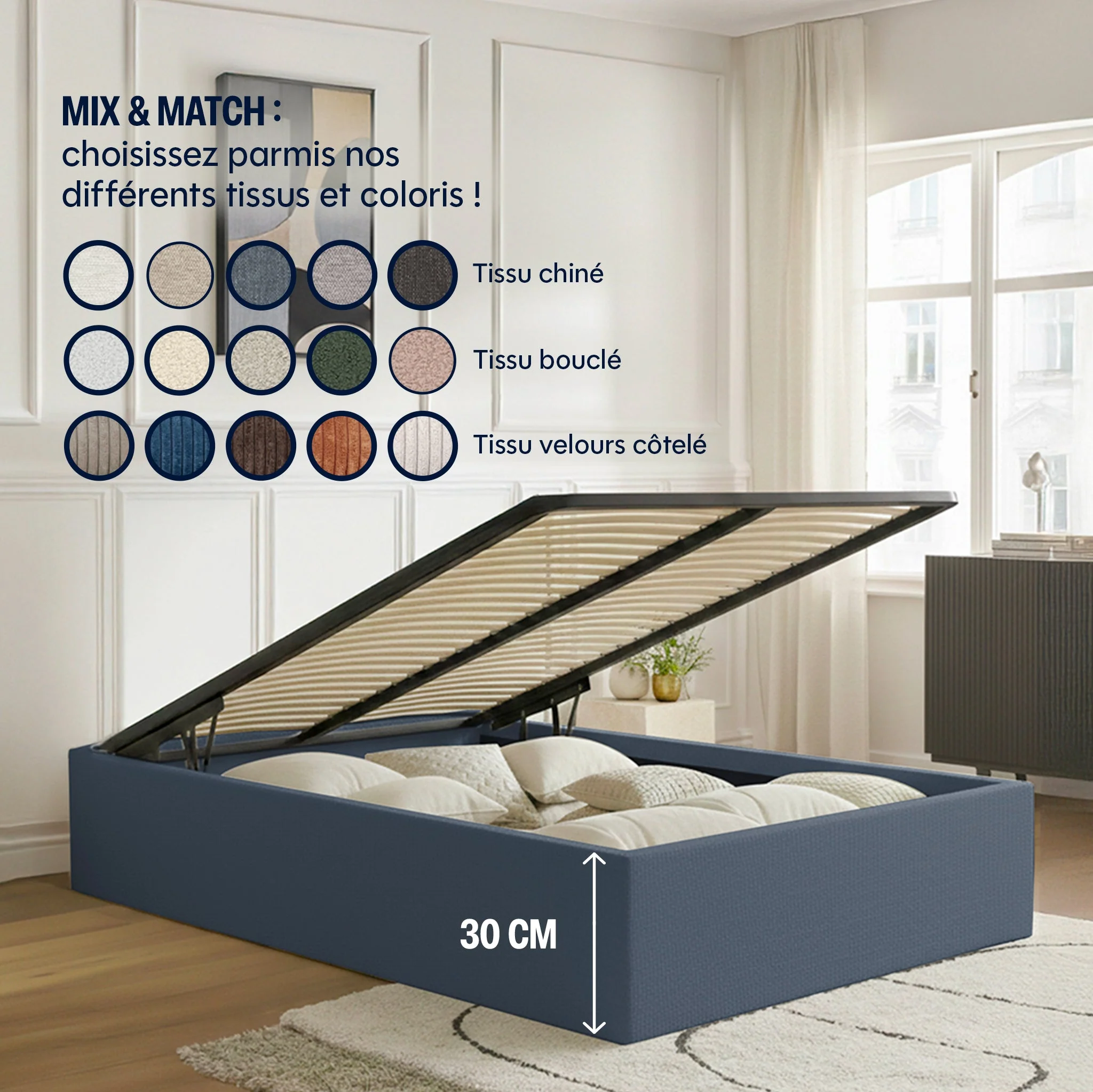 Lit Coffre - 100% personnalisable - Sans - Image 9