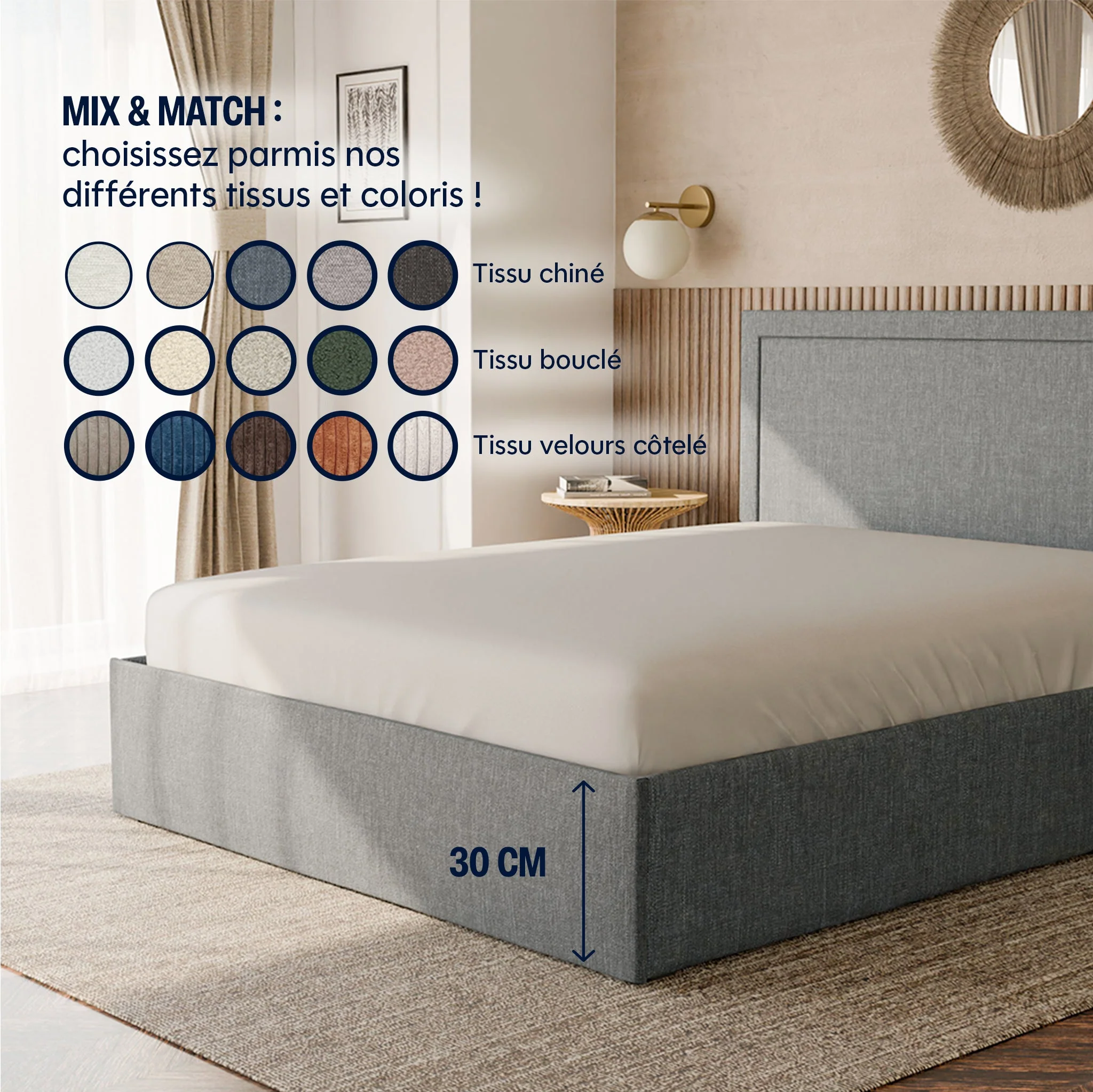 Lit Coffre - 100% personnalisable - Tempur - Image 11