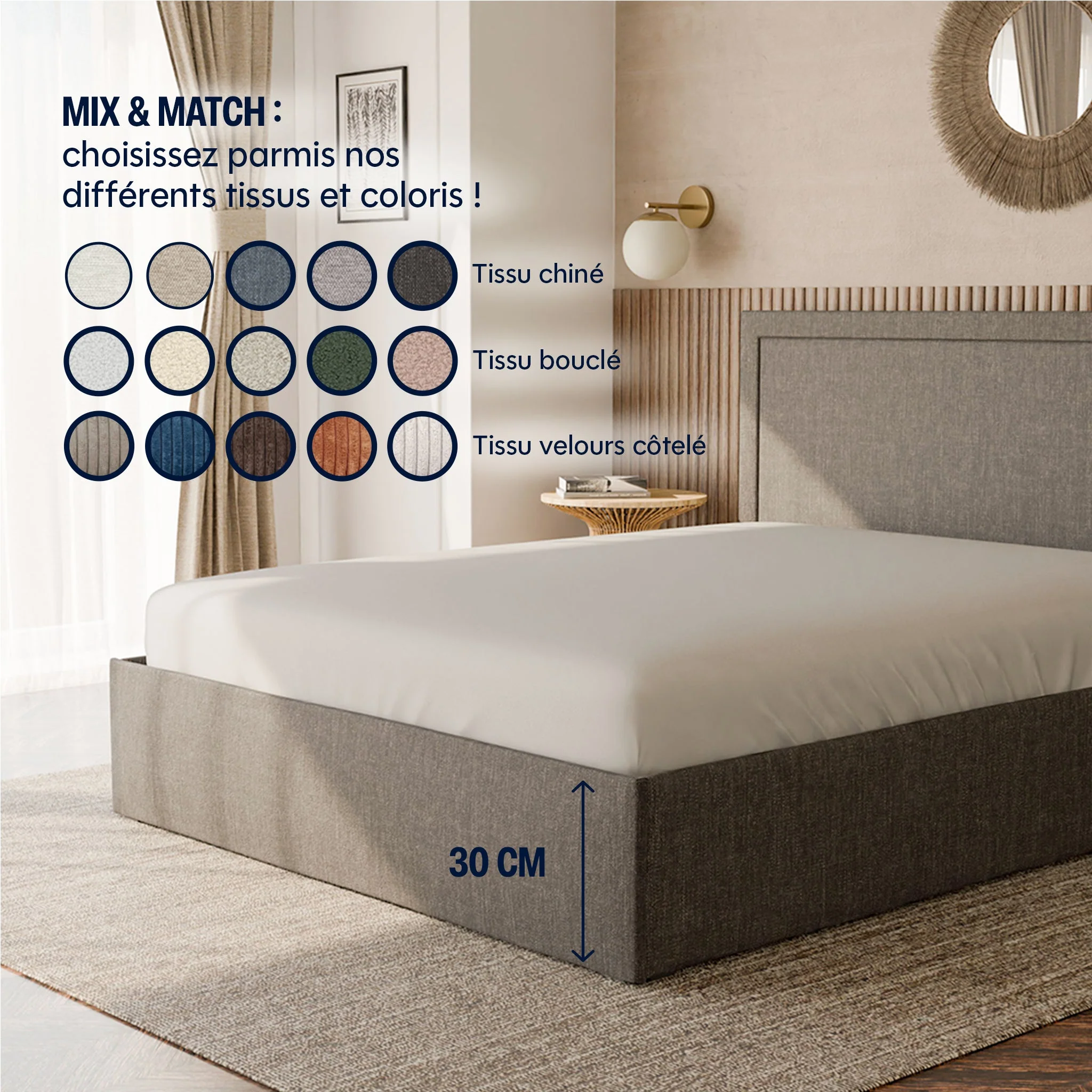 Lit Coffre - 100% personnalisable - Tempur - Image 19