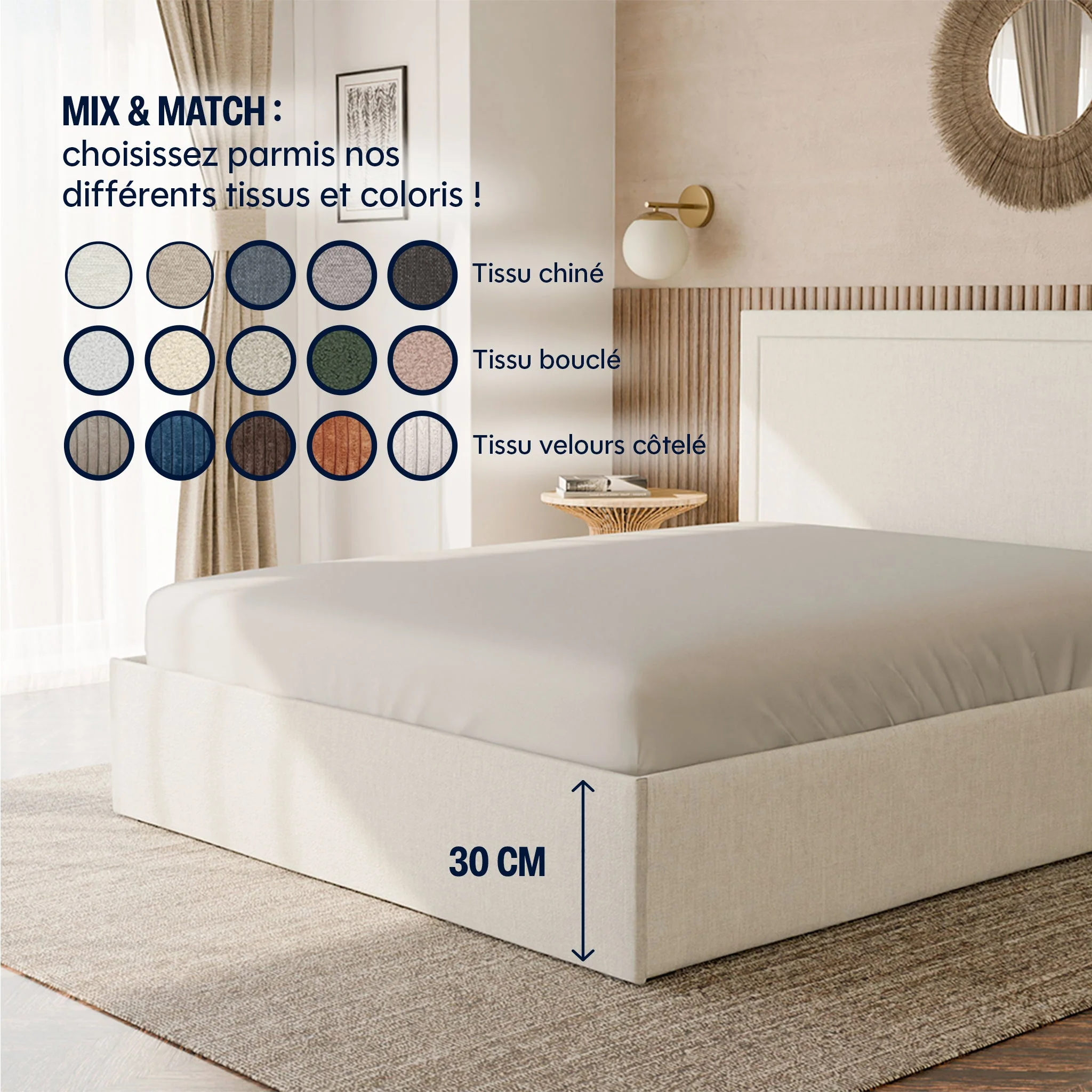 Lit Coffre - 100% personnalisable - Tempur - Image 3