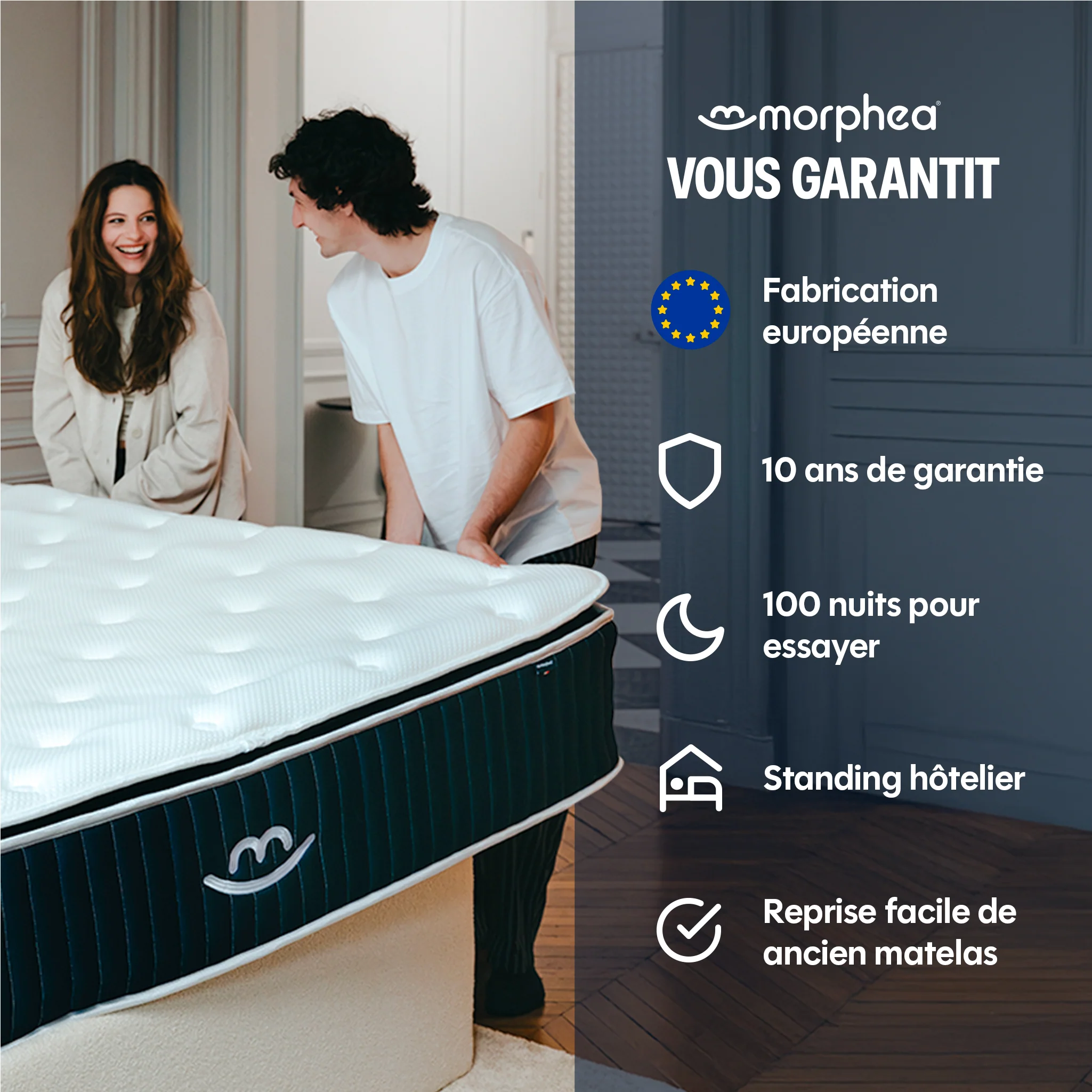 Matelas Hybride Luxe Victoria Plus - Soutien renforcé - 30 cm - Image 12