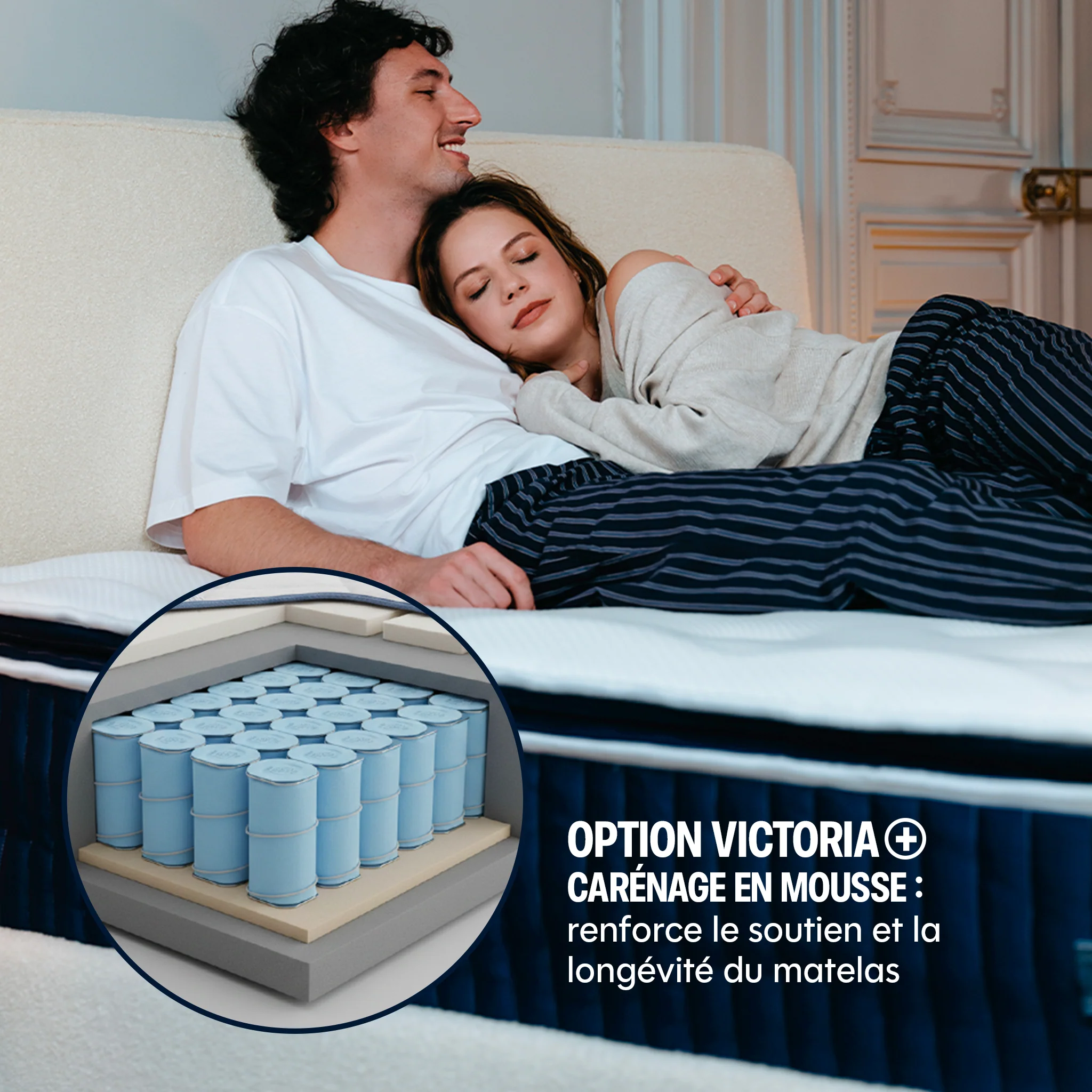 Matelas Hybride Luxe Victoria Plus - Soutien renforcé - 30 cm - Image 16