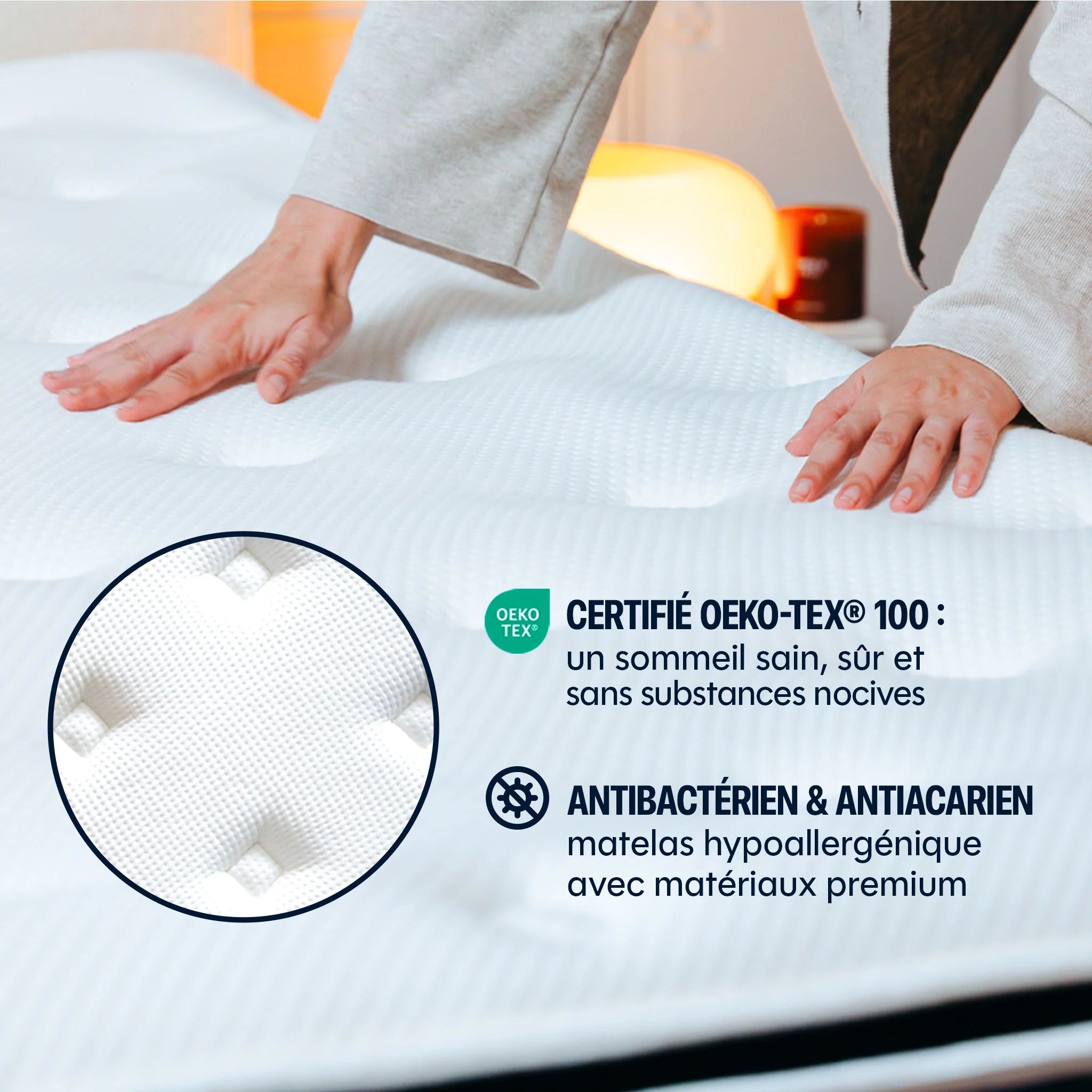 Matelas Hybride Luxe Victoria Plus - Soutien renforcé - 30 cm - Image 4