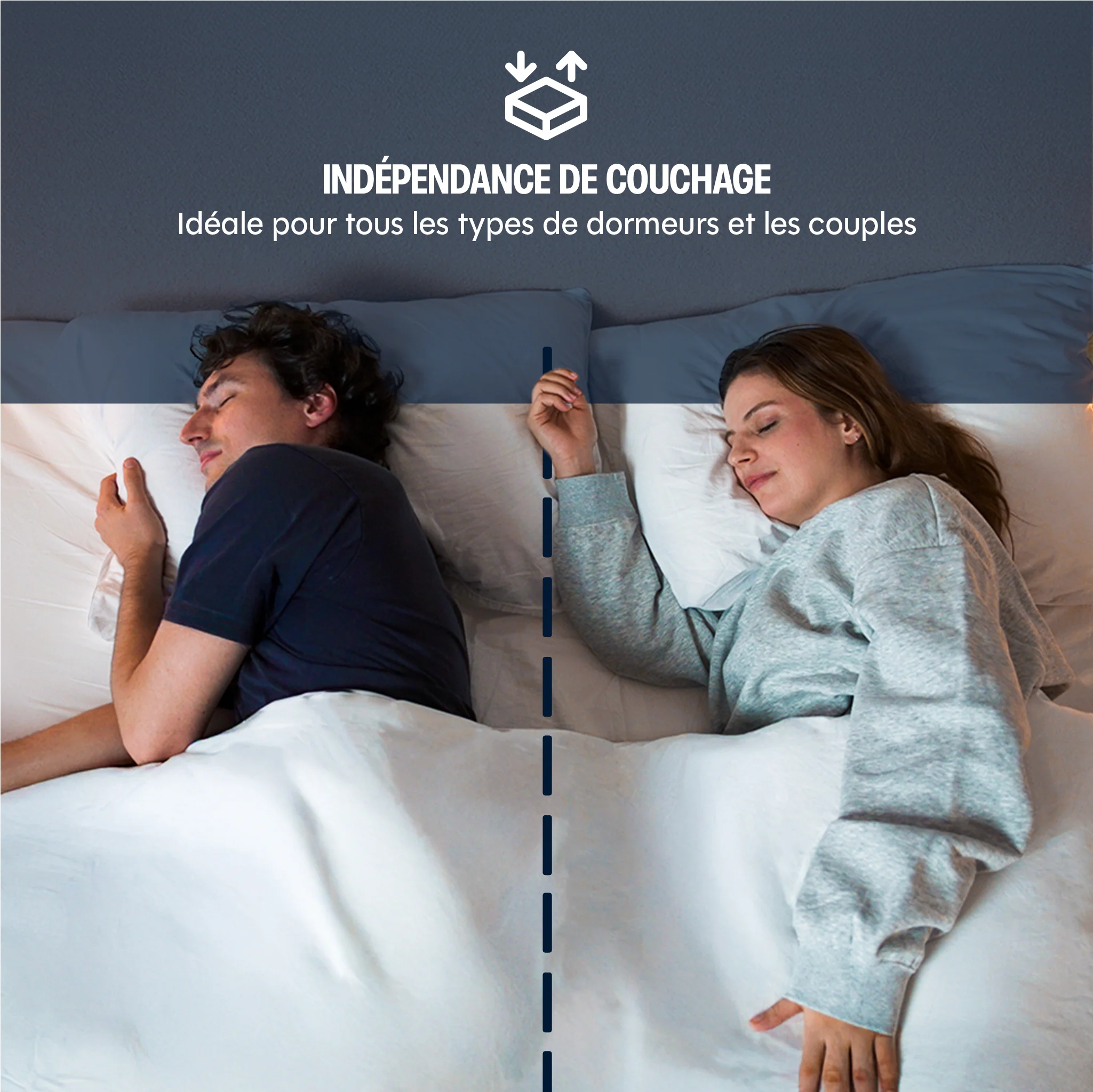 Matelas hybride Mila - mousse et ressorts - 22cm - Image 7