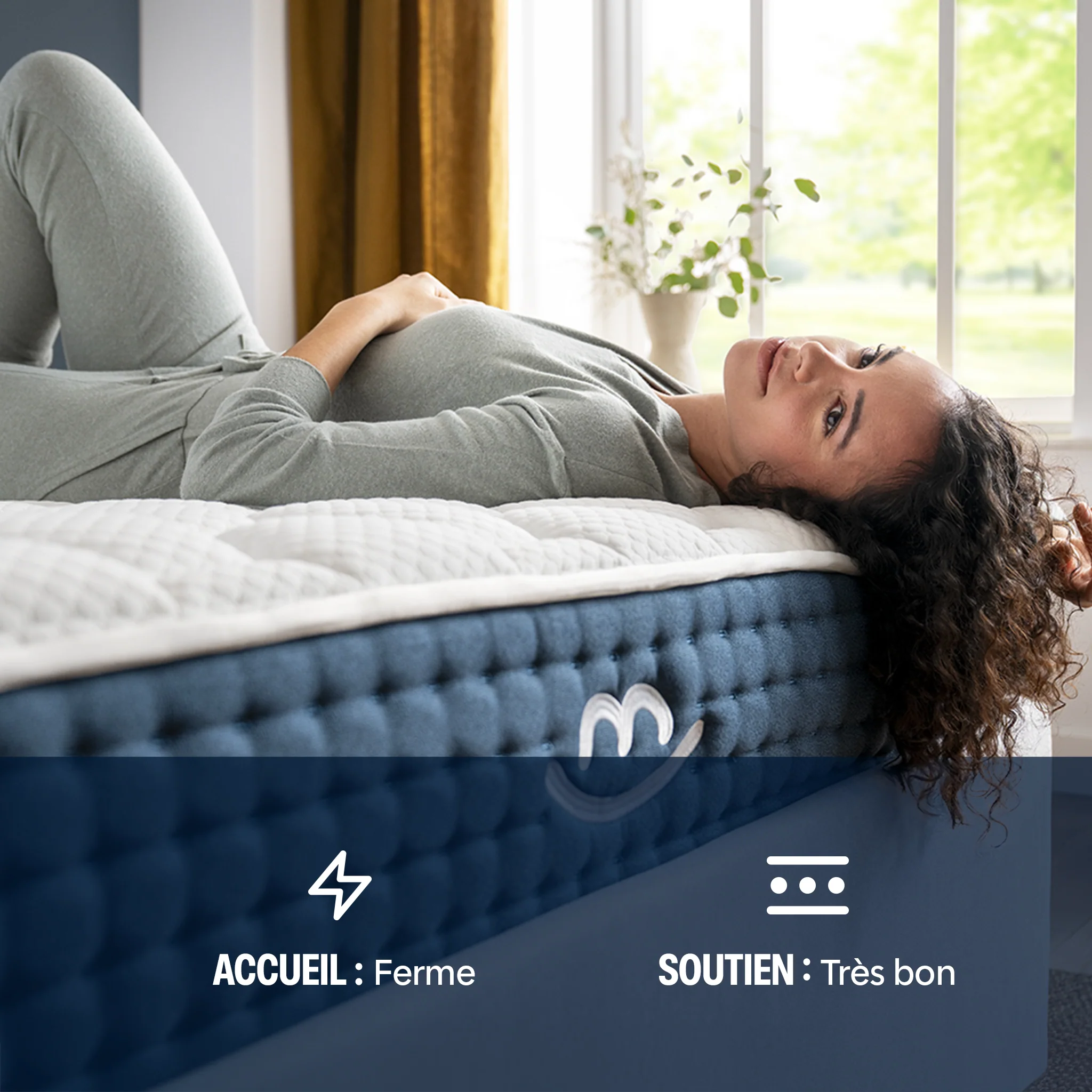 Matelas hybride premium Jade - mémoire de forme - 26cm - Image 4