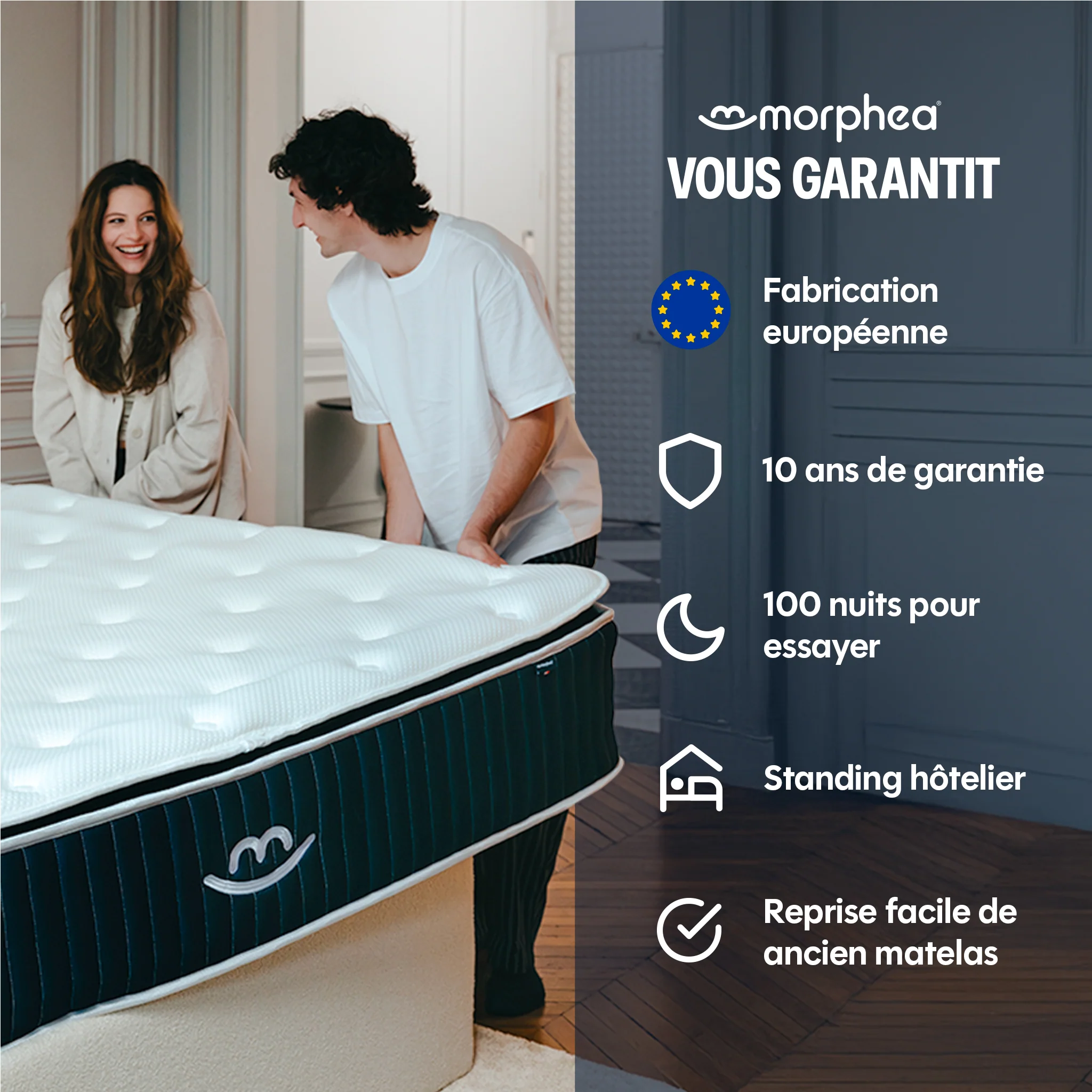 Matelas hybride premium Jade Plus - mémoire de forme - 26cm - Image 13