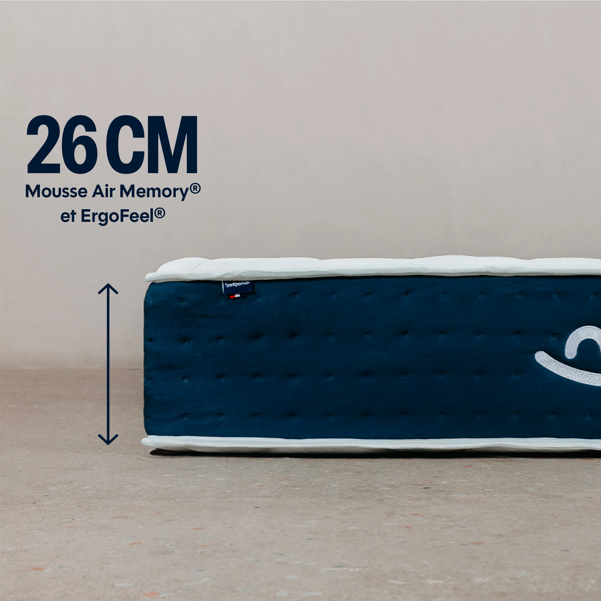 Matelas hybride premium Jade Plus - mémoire de forme - 26cm - Image 3