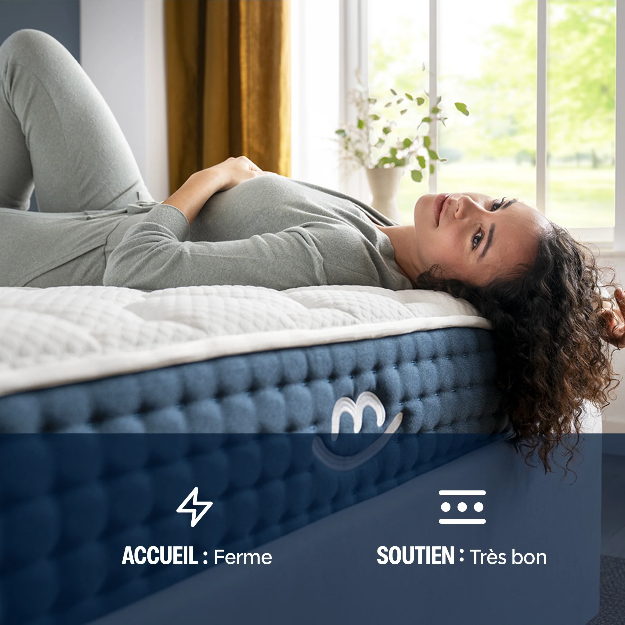 Matelas hybride premium Jade Plus - mémoire de forme - 26cm - Image 7