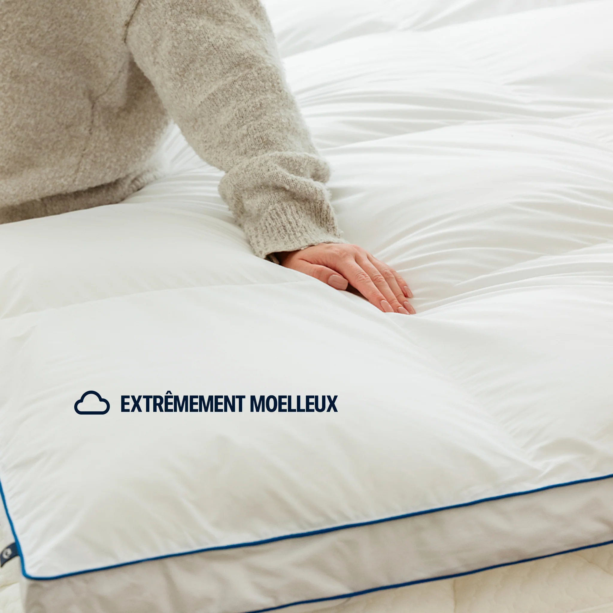 Surmatelas Cloud - fibre de polyester - 5cm - Image 7