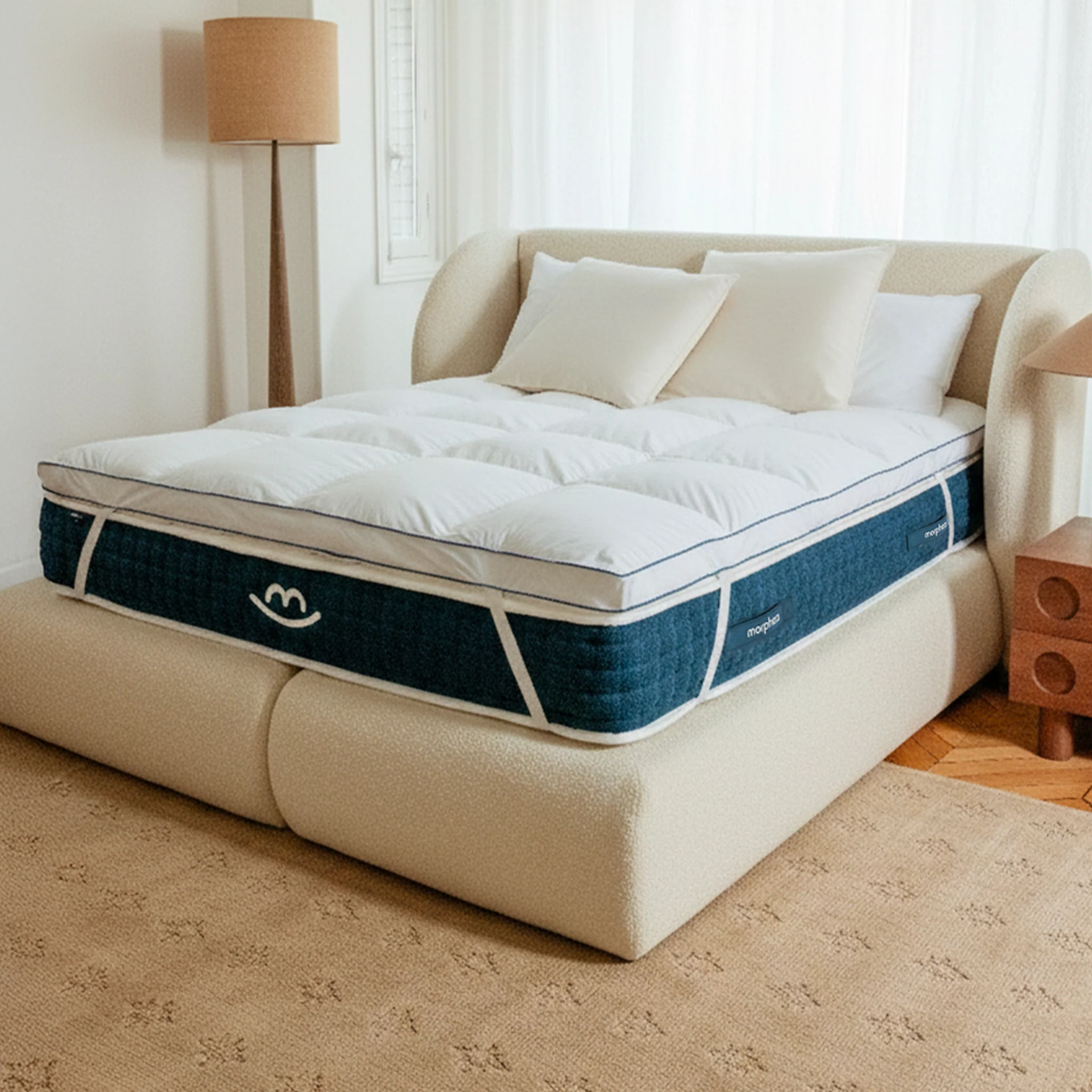 Pack Hybride Jade 26 cm mémoire de forme + Surmatelas Cloud - Image 9