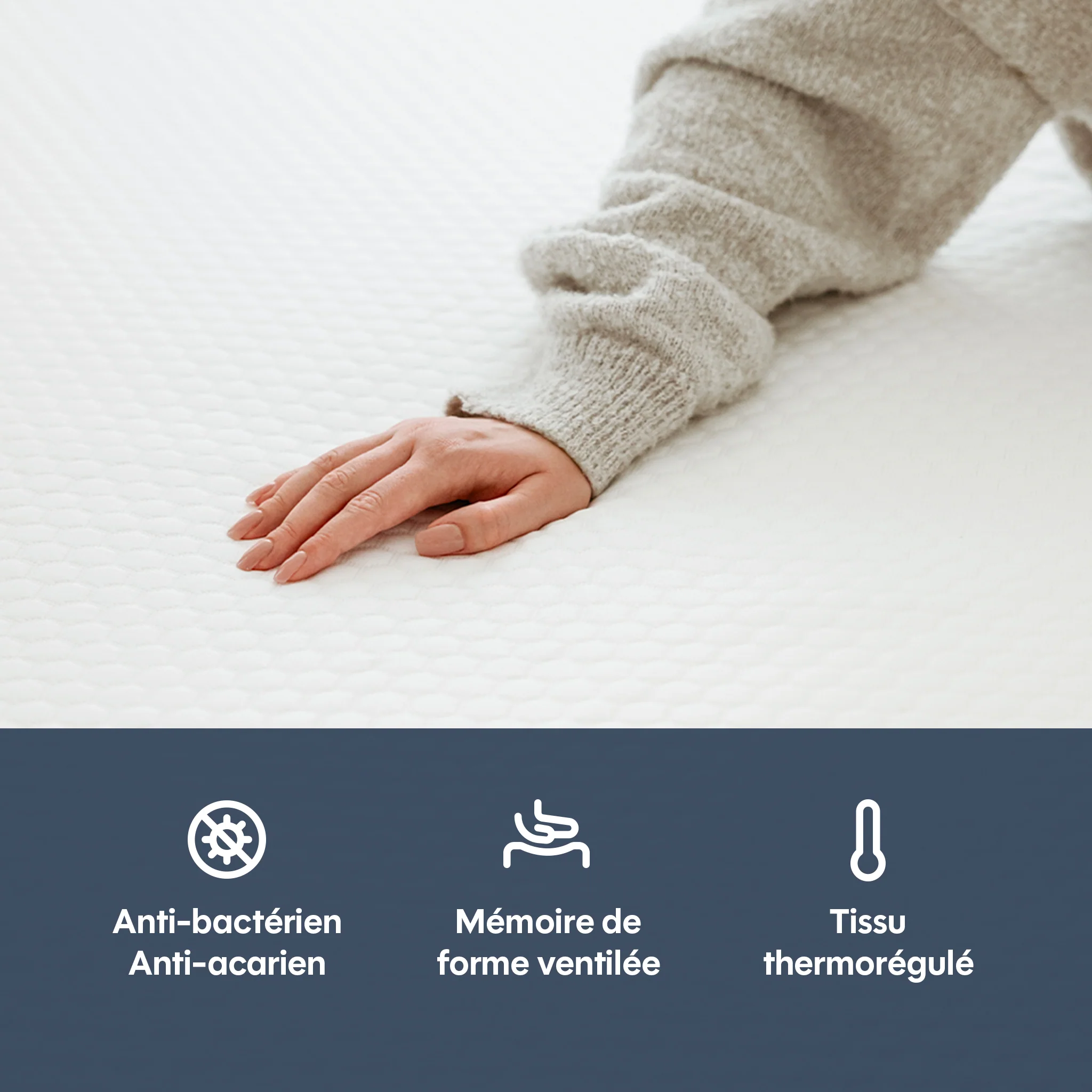 Surmatelas Cloudy - mémoire de forme - 5cm - Image 7