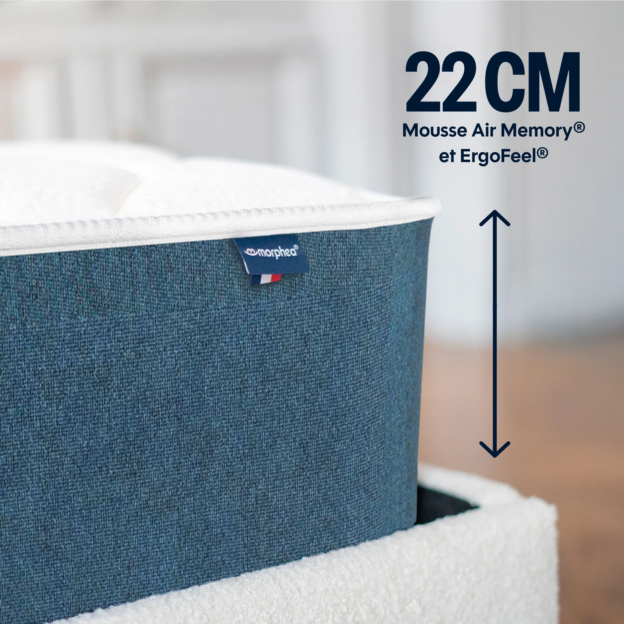 Matelas hybride Mila - mousse et ressorts - 22cm - Image 3