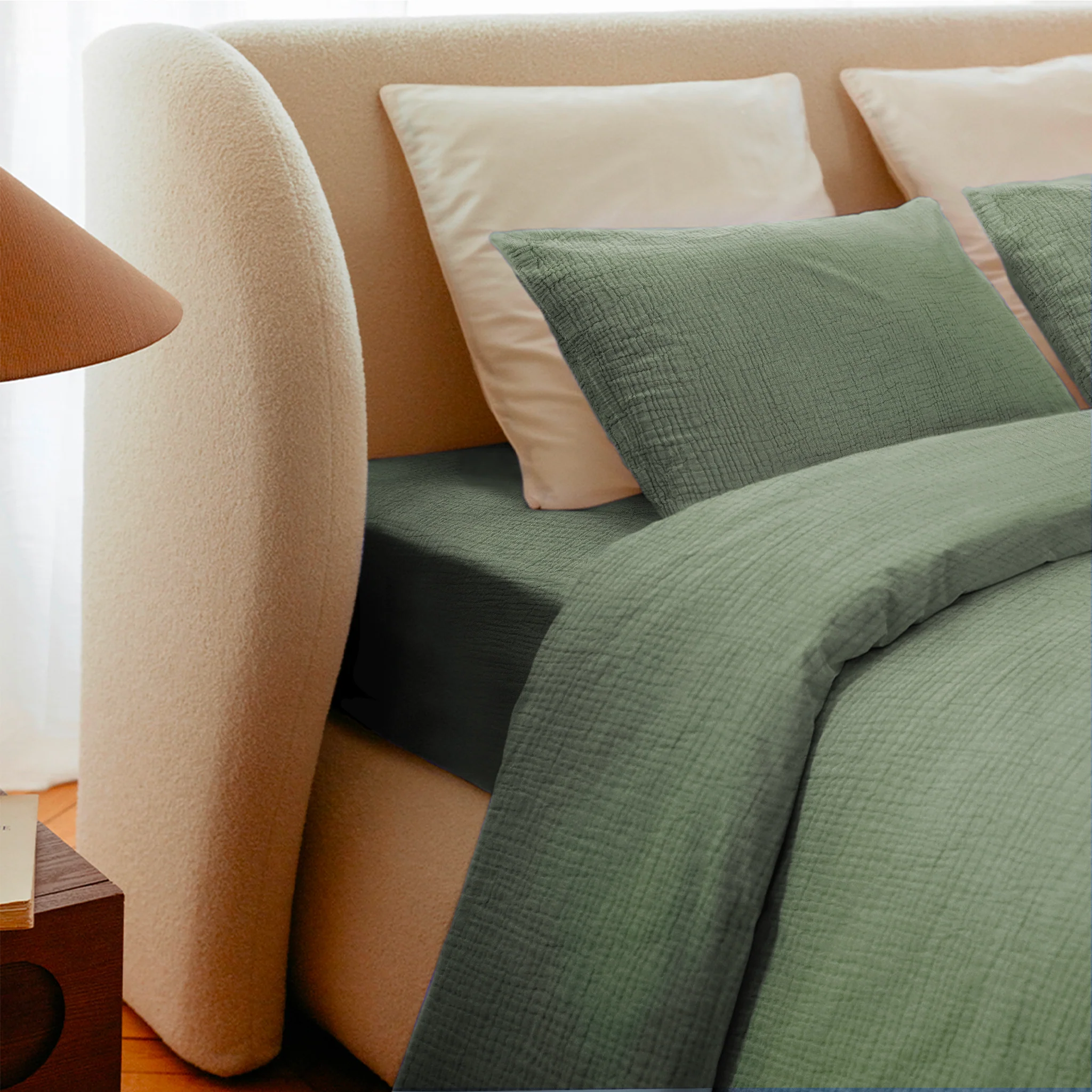 Housse de couette Gaze de coton - 4 coloris au choix - Image 17