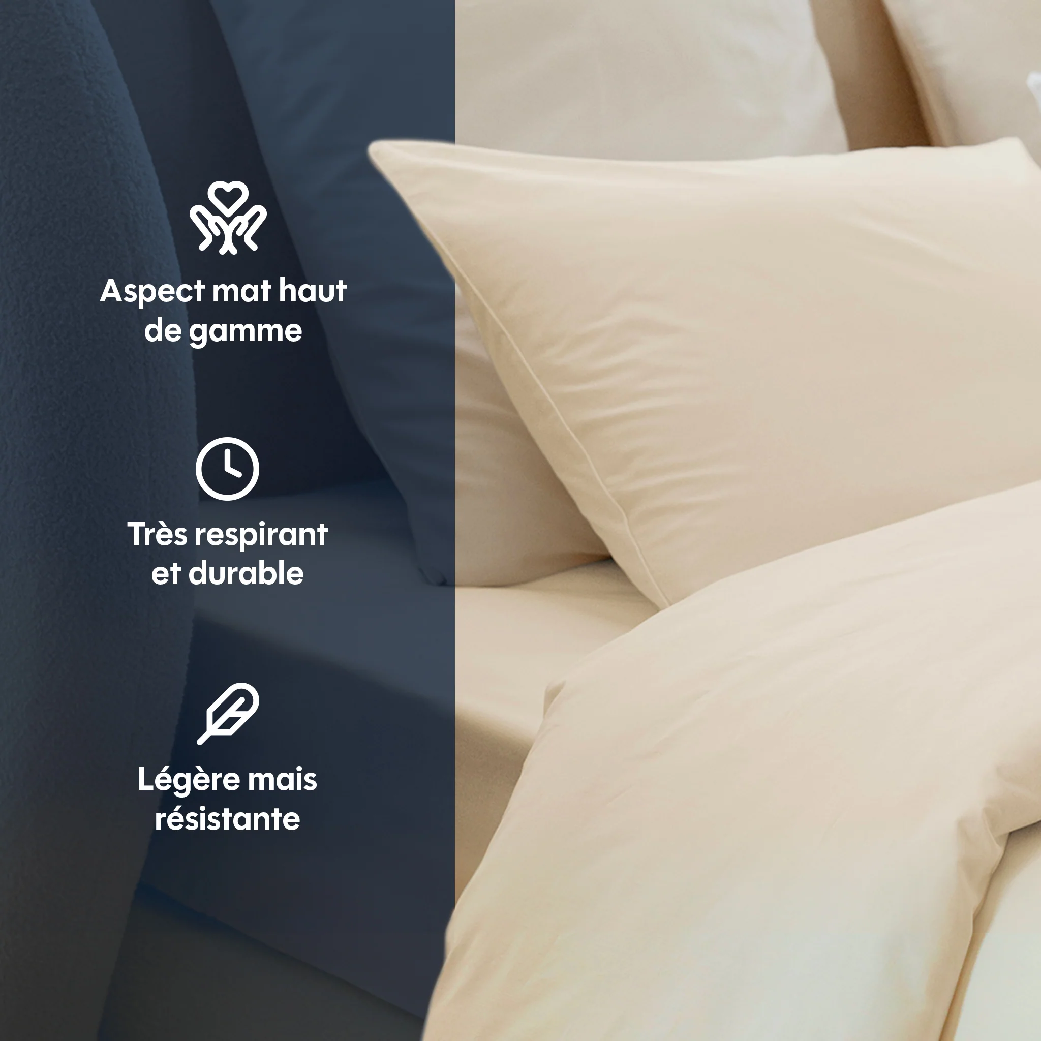 Housse de couette percale lavée - 8 coloris au choix - Image 30