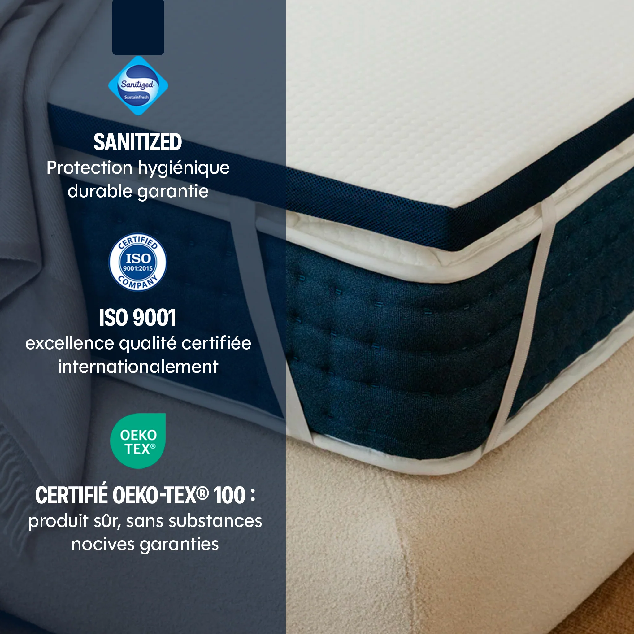 Surmatelas Cloudy - mémoire de forme - 5cm - Image 3