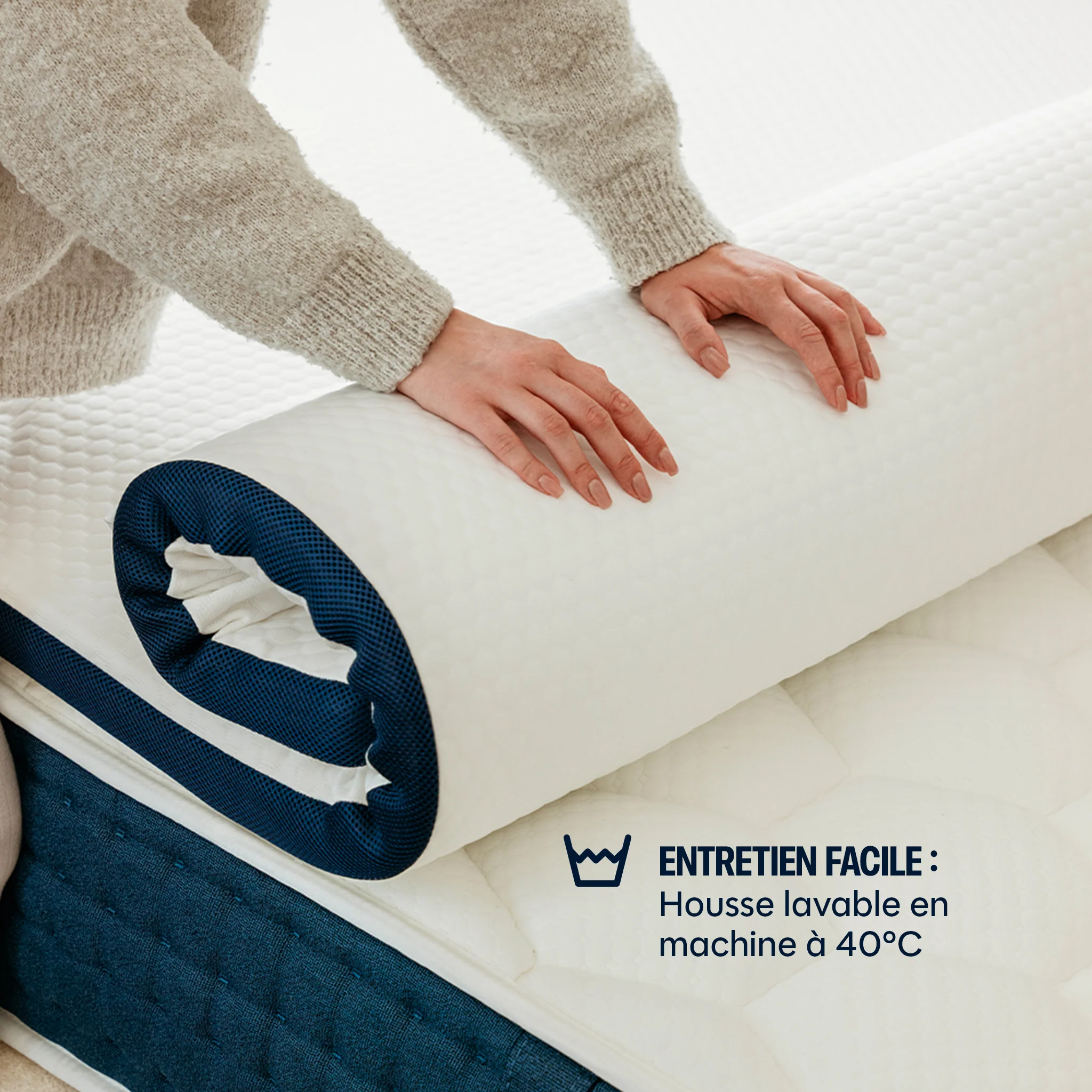 Surmatelas Cloudy - mémoire de forme - 5cm - Image 6