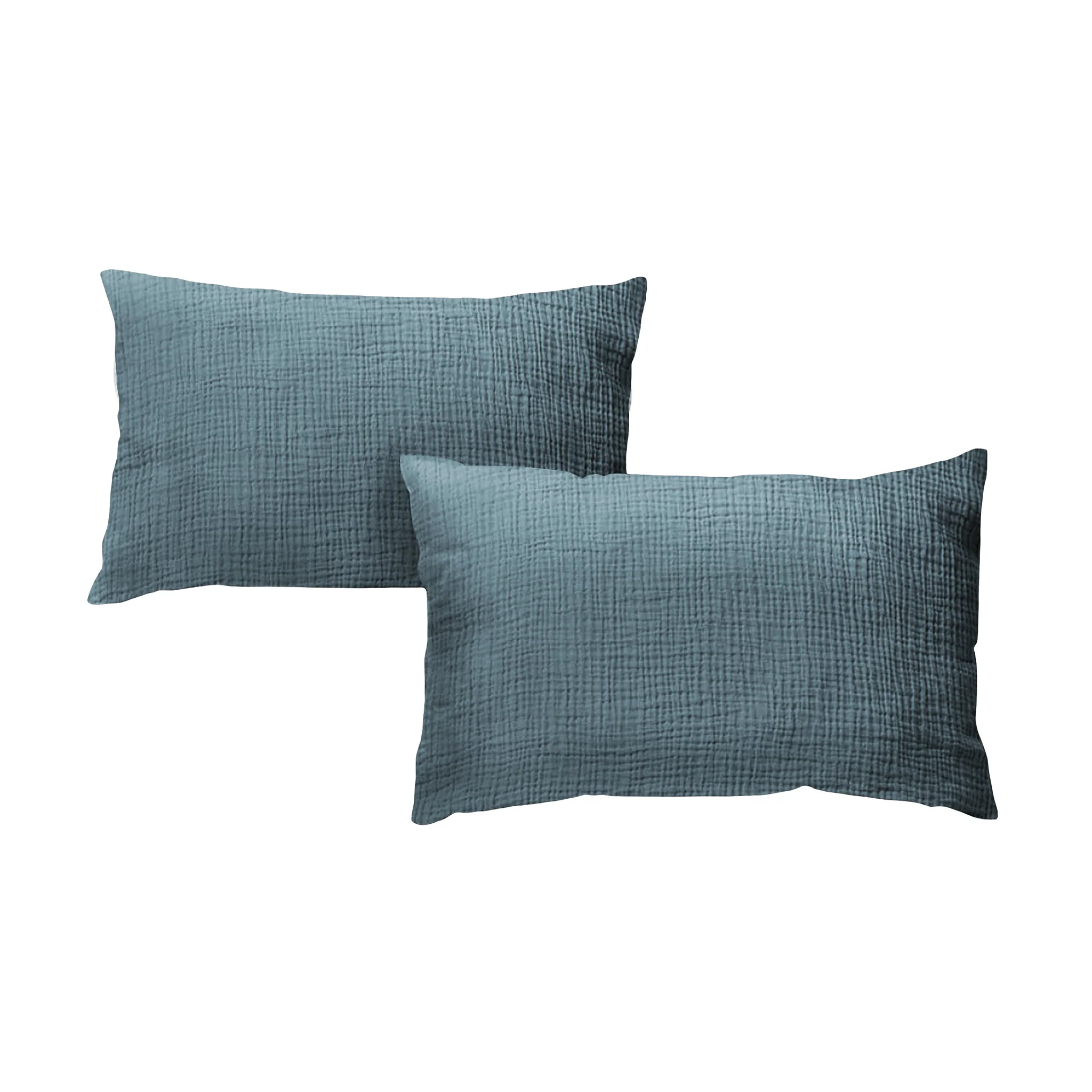 Taie d'oreiller gaze de coton x2 - 4 coloris au choix - Image 14