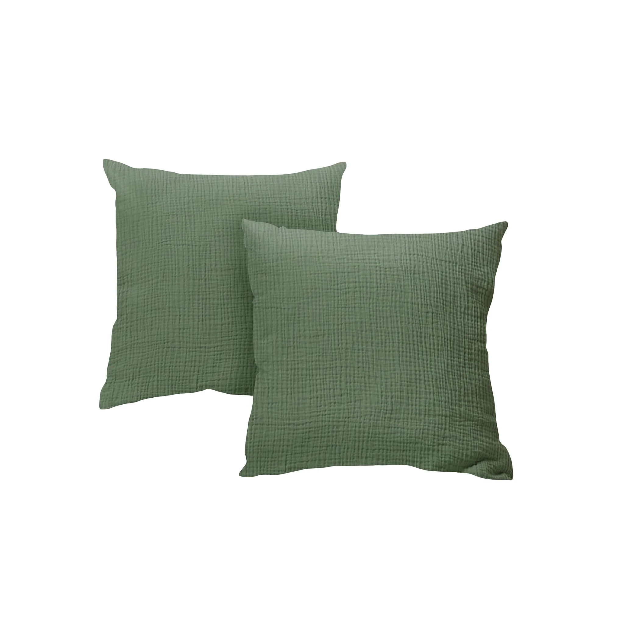 Taie d'oreiller gaze de coton x2 - 4 coloris au choix - Image 19