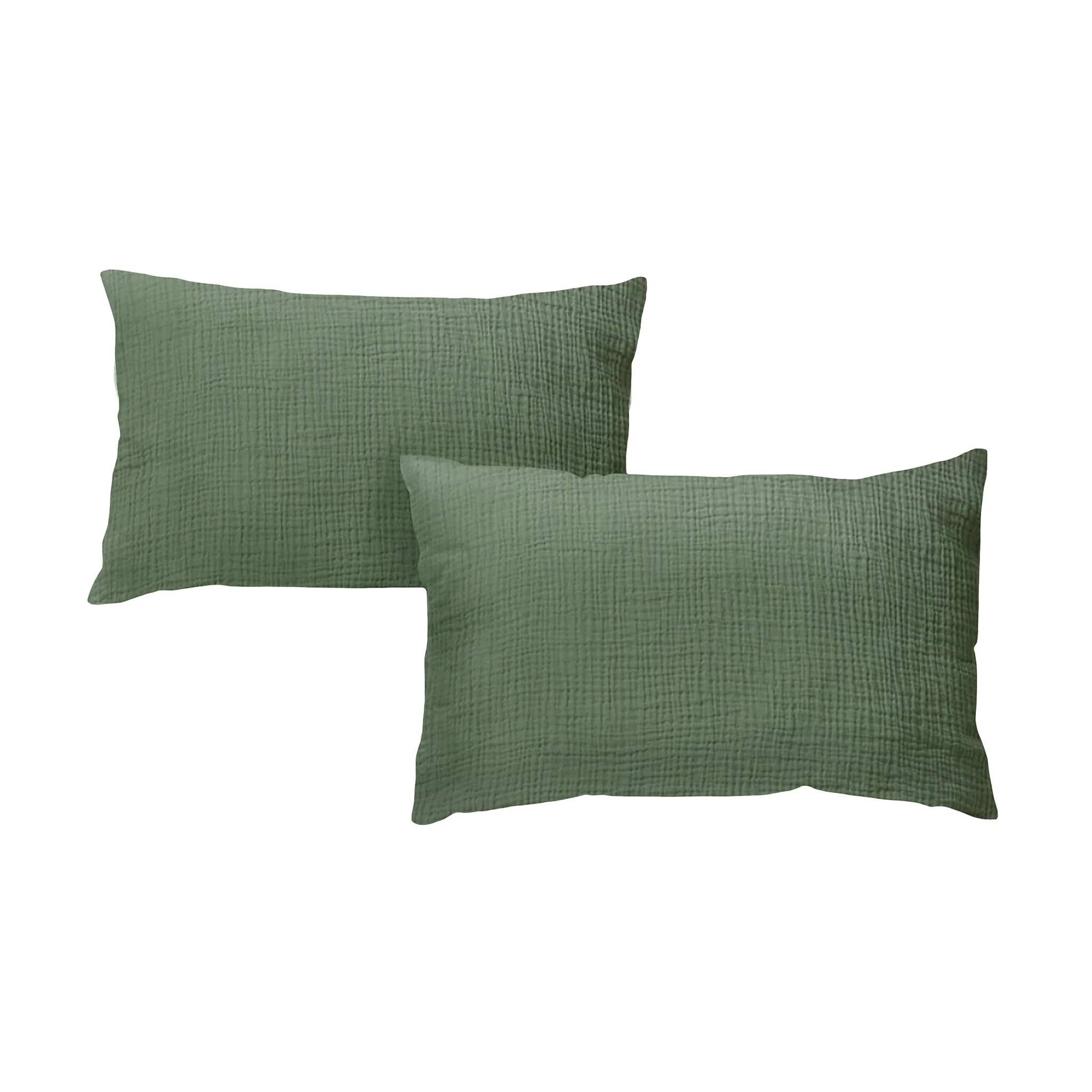 Taie d'oreiller gaze de coton x2 - 4 coloris au choix - Image 20
