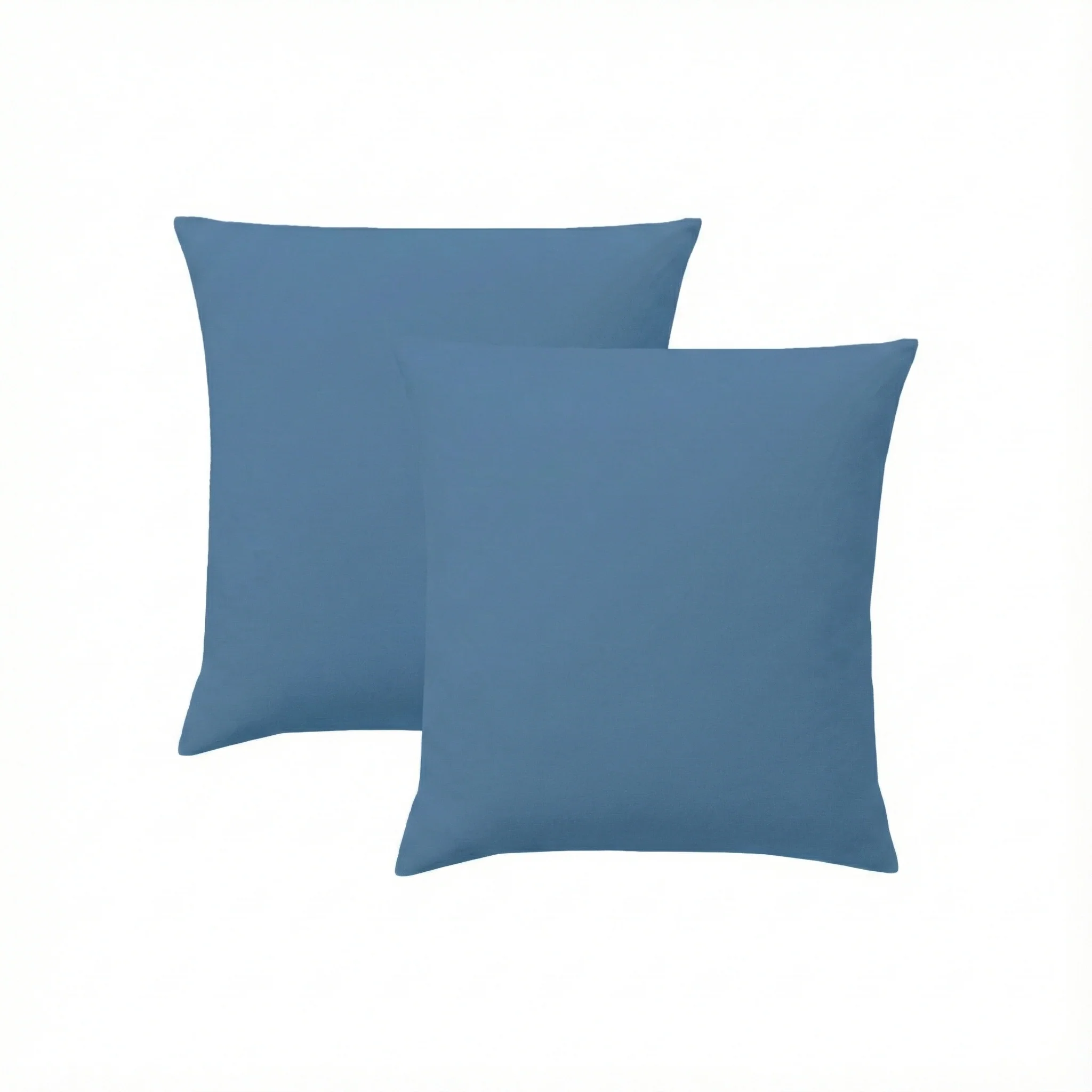 Taie d'oreiller percale lavée x2 - 7 coloris au choix - Image 37